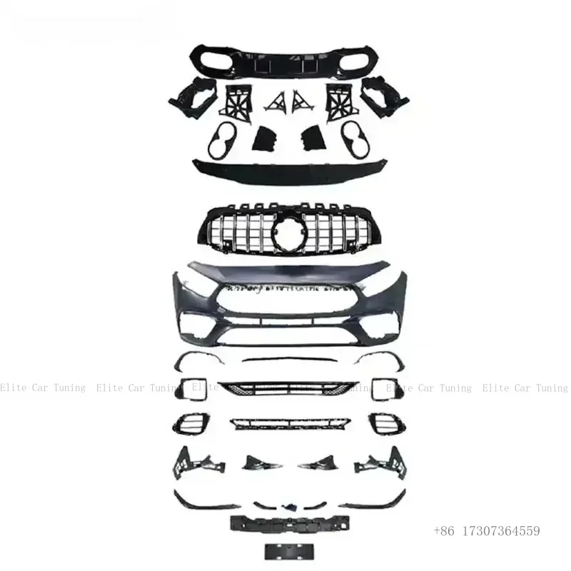 

Wholesale Price for A-Class W177 Bodykit 2019 2020 2021 Upgrade to A45 Wide Facelift Grille Bumper Hatchback Sedan