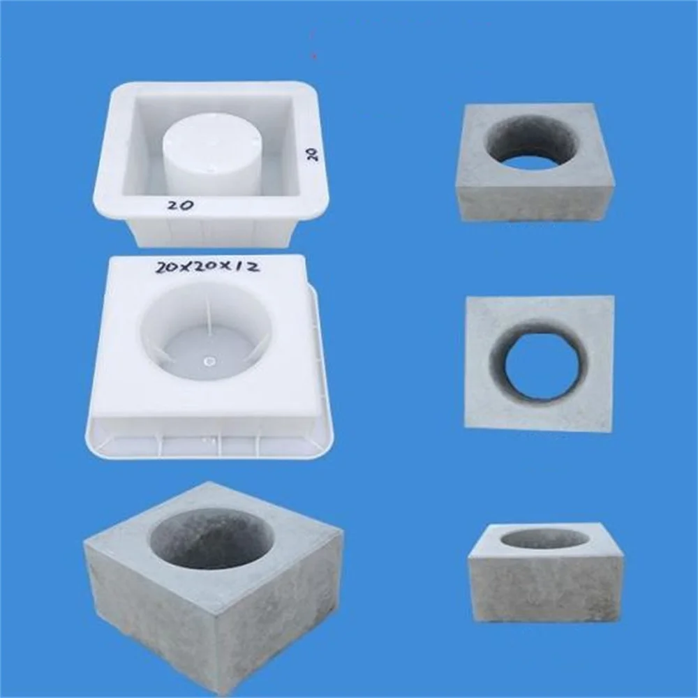 Double Hole Openwork Square Mold River Slope Protection Modern Simple Outdoor Universal Mold