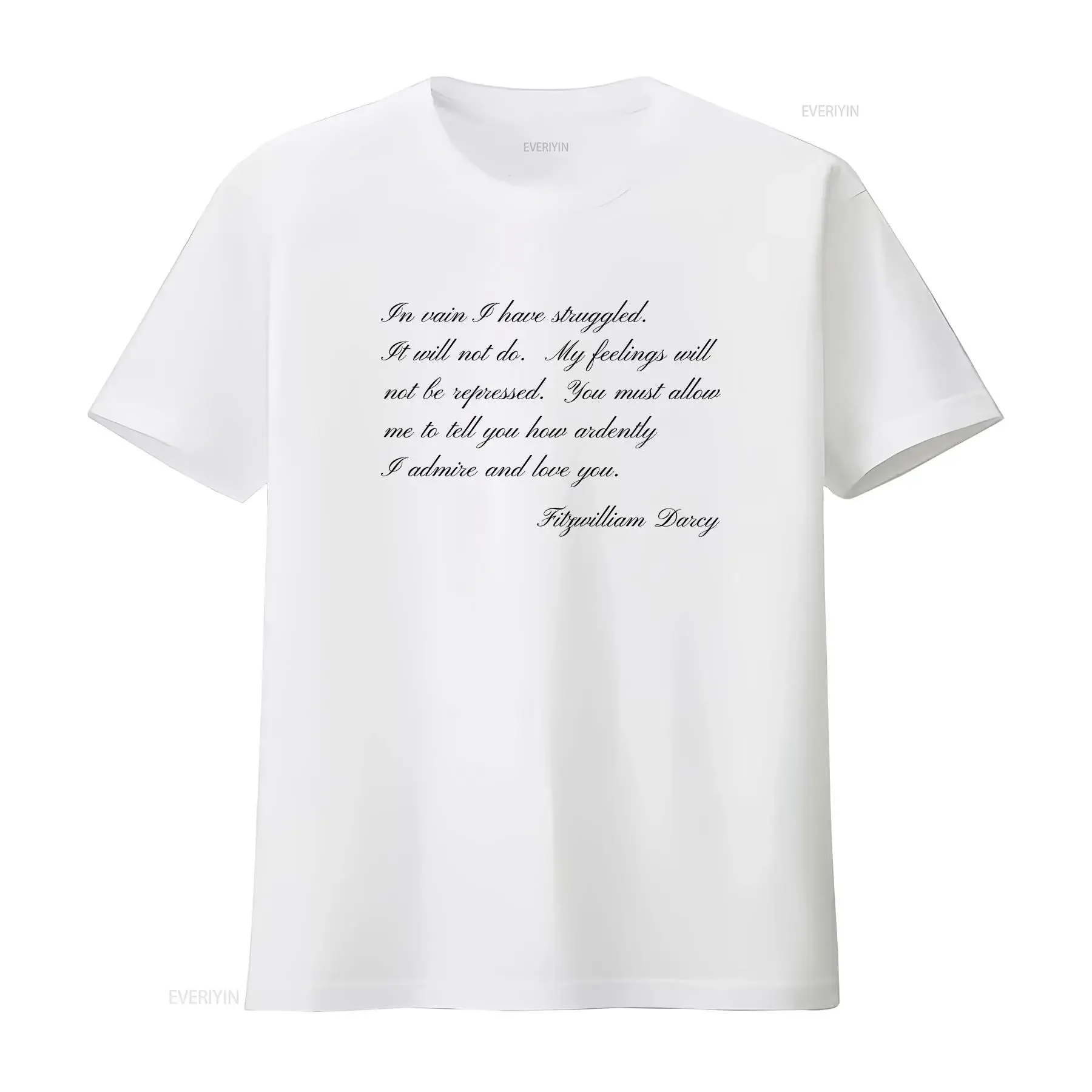 Pride Prejudice Jane Austen Darcy's Proposal Mr Darcy T Shirt Elizabeth Bennet I Fitzwilliam vintage Washed graphic Soft