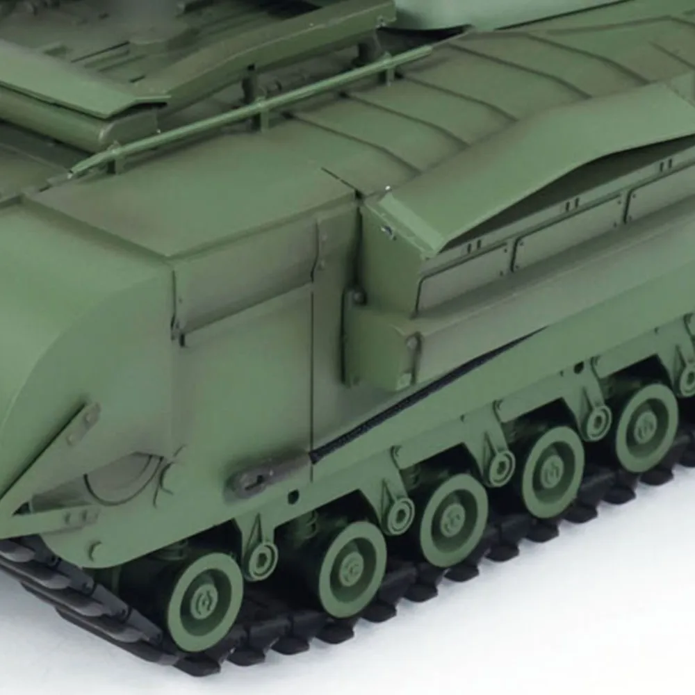 1/16 Tongde RC tanque de batalla Churchill Mk.VII batalla infrarroja eléctrica Radio Control Panzer listo para correr vehículos juguetes TH23781