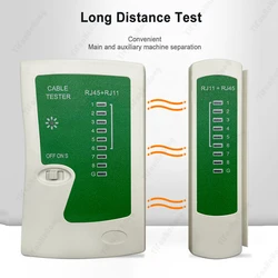 Network Tester Tool Wire For RJ11 Rj12 RJ45 8p 6p Line Telephone Ethernet Cable Main Remote Serial Test Rg Rj 45 Cat6 Cat5