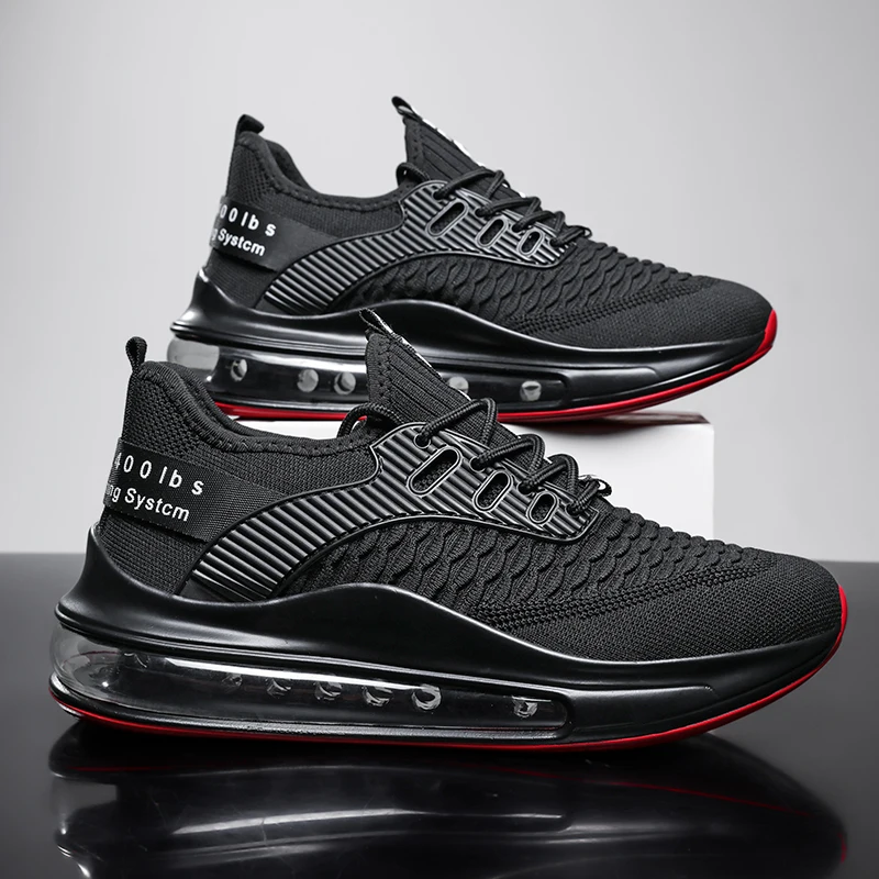 

Men's Air Cushion Race Running Shoes Four Seasons Breathable Lightweight casual Sports Shoes Student Outdoor Speed Running Shoes