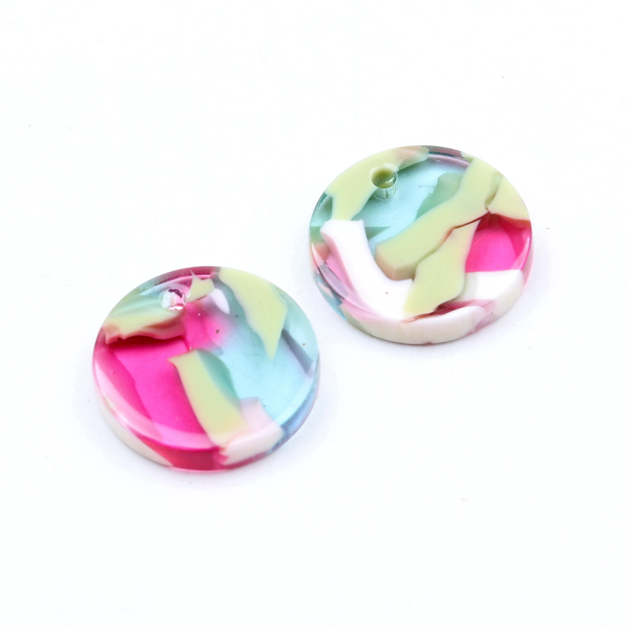 Leopard Print Tortoise Shell Earring Charm for Jewelry Making
