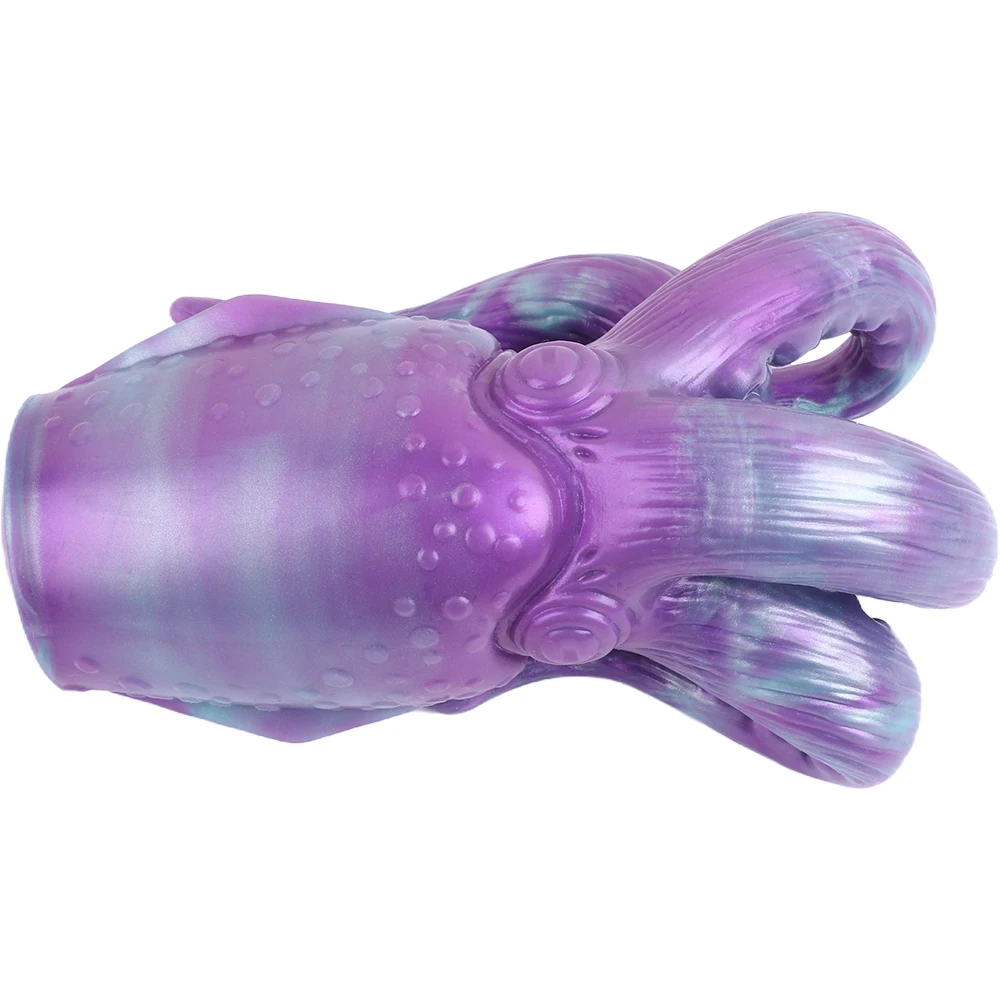 GEEBA Imitazione Animale Polpo Masturbatore Maschile Morbido Silicone Giocattolo Del Sesso Per Gli Uomini Quattro Tentacolo Spina Anale Realistico Vaginale Onahole