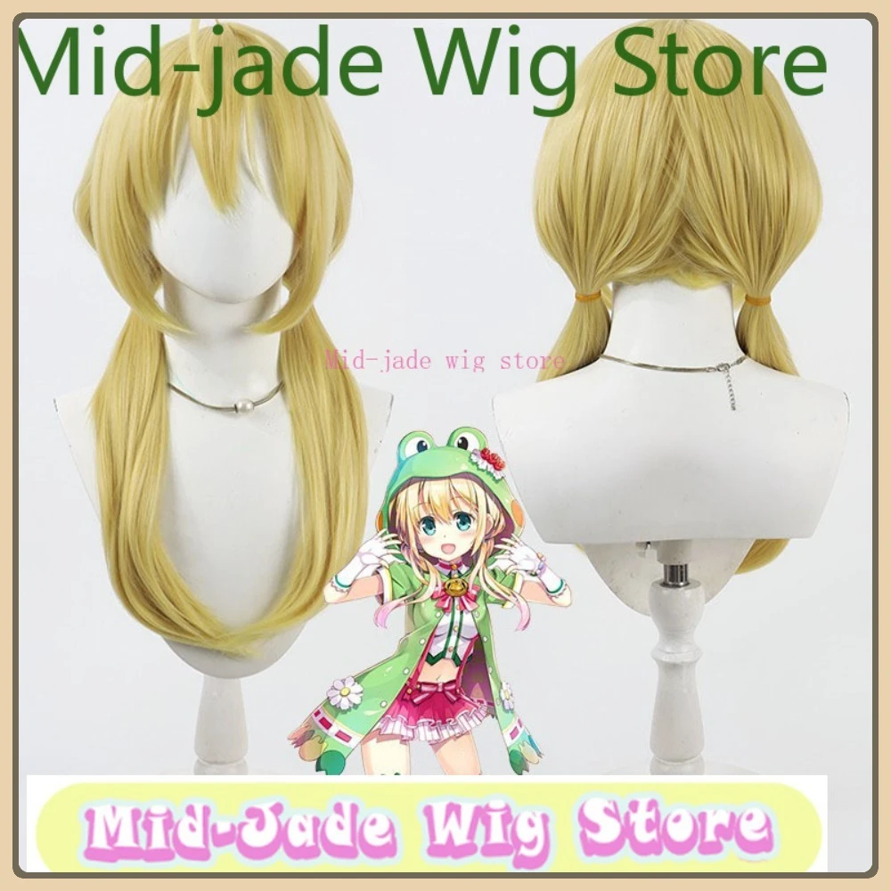 

Mid-jade Wig Store VTuber Koga Laki Cosplay Wig Halloween Anime Game Role Playing Synthetic Hair Clothing Props