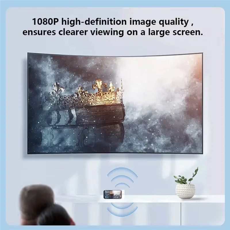 A99E-Audio Transmitter/Receiver Extender Wireless Screen Mirroring Switch/Splitter For Projector PC TV