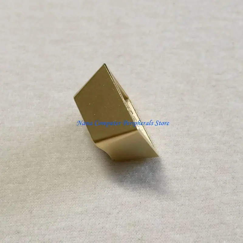 F68C 1PC Zinc Alloy Keycap in Matte Gold Finish for Mechanical Keyboards