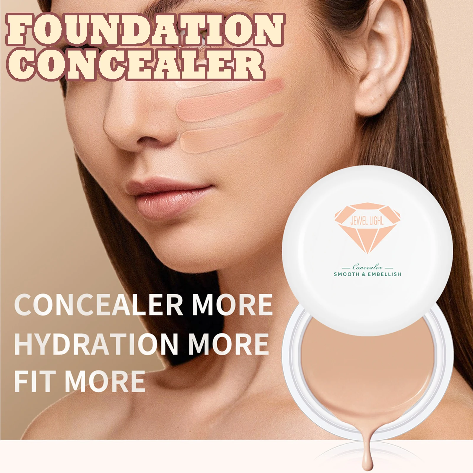 Acnes Marks Concealer BB Cream Portable Whitening Brighten BB Cream For Women Girls