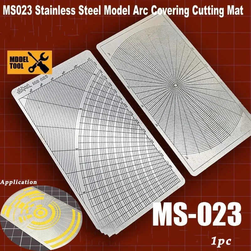 

DIY Model Making Stainless Steel Model Arc/Rounded Covering Cutting Mat Assembly Model Building Tools For Military Hobby