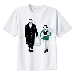 leon the professional T shirt men t shirt fashion t-shirt O Neck white TShirts For man Top Tees