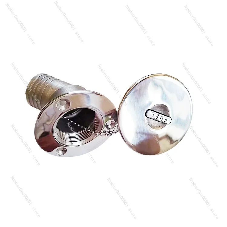 Stainless Steel Curved Oil Injection Port Seamless Gasoline Elbow Cap Curved Seamless Push Elbow Pipe Joint Marine Hardware