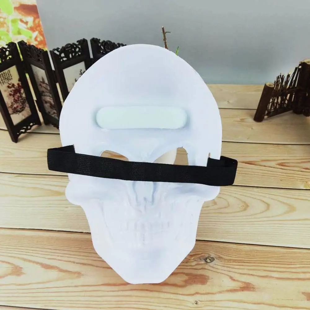 Plastic EL Dedicated Skeleton Anime Mask Headwear Skull Party Props Party Mask Props Cosplay Mask Horror Mask