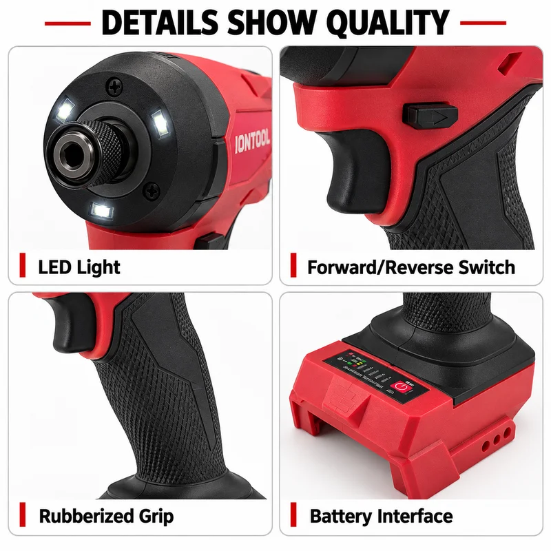 IONTOOL 450N – akumulatorowy w – Cordless Impact Driver 1/4 Hex recenzja i cena