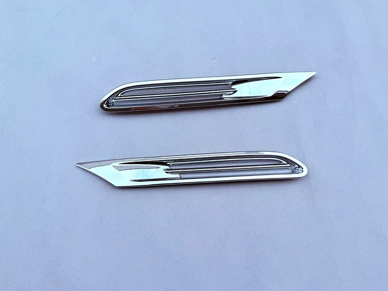 لتويوتا جراند هايلاندر 2024 2025 2026 اكسسوارات السيارات ABS كروم المصد الأمامي منفذ صب الزخرفية لهجة صب