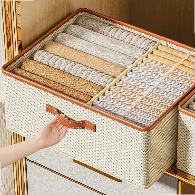 Foldable Storage Box Clothes Organizer for T-Shirts, Pants, Closet & Drawer Toy Storage