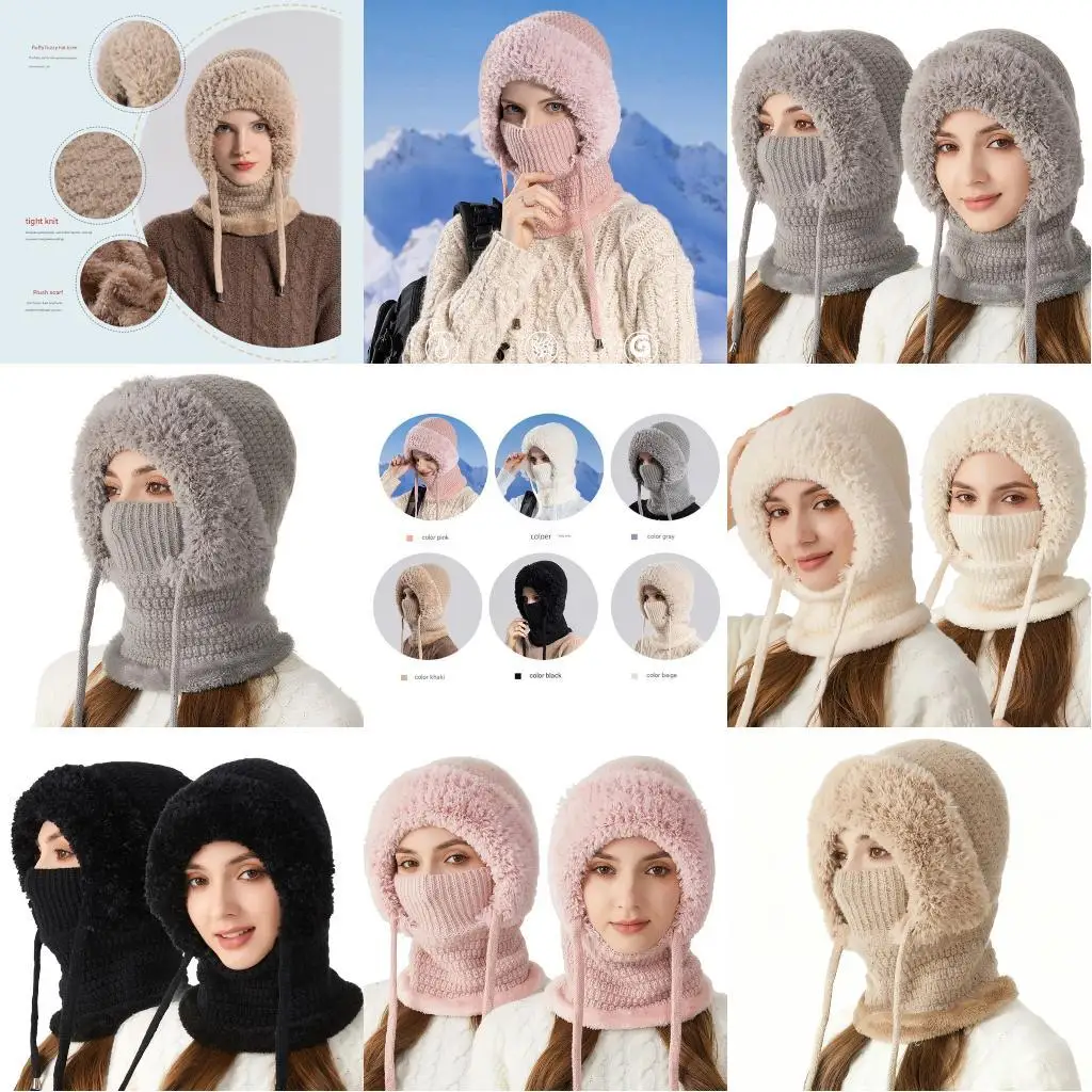 

Multifunctional Knitted Hat – Winter Windproof Warm Hat Scarf Mask Triple-Function Design