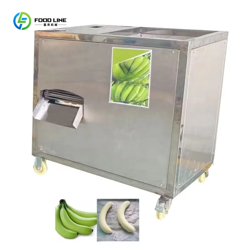 Stainless Blade Banana Skin Remover High Speed for Plantain Chips Factory Commercial Custom