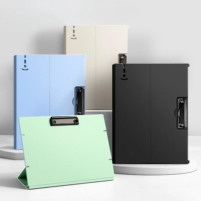 

Папка-буфер обмена формата А4 для студентов, повседневный многофункциональный органайзер для экзаменационной бумаги, блокнот для записей, держатель для файлов с отчетом домашних заданий с зажимом