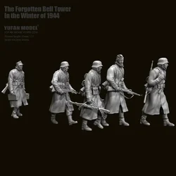 YUFAN MODEL50MM resin soldier figure model kits colorless and self-assembled （Only 5 soldiers）YFWW-2234B/3D