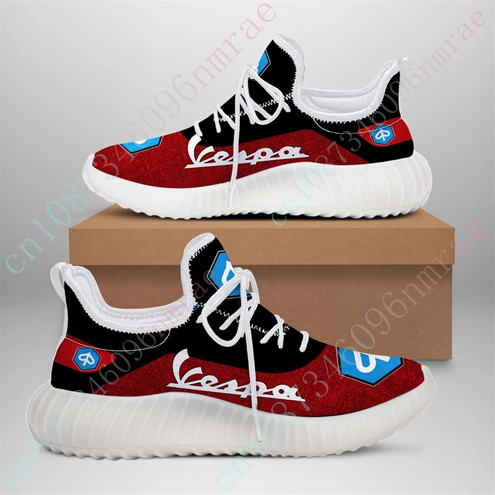 Vespa Sports Shoes For Men Casual Running Shoes Big Size Men\'s Sneakers Unisex Tennis Lightweight Male Sneakers Custom Logo