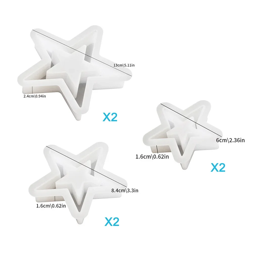 For Cake Decorating Cake Decorating Star Baking Molds Home Baking As Shown Versatile Baking Molds For Crafts Baking Tools
