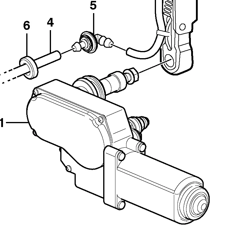 

Wheel Loader Excavator Wiper Motor for Truck Loader L220 Spare Parts VOE15010653 15010653