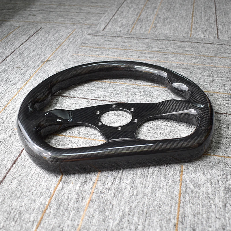 Universal 12.6 Inch Genuine Carbon Fiber Racing Sport Steering Wheel Diameter 320mm