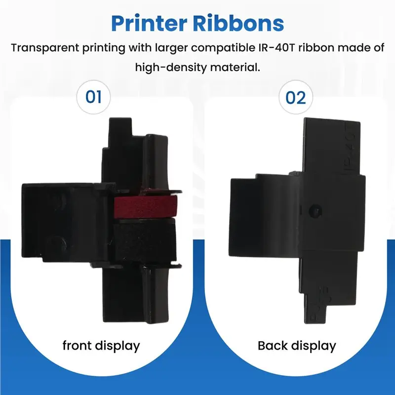 10Pack Replacement for IR-40T MP-12D Calculator Ink Roller Printer Ribbons Used for ,-100TM,-150TM-DTB1