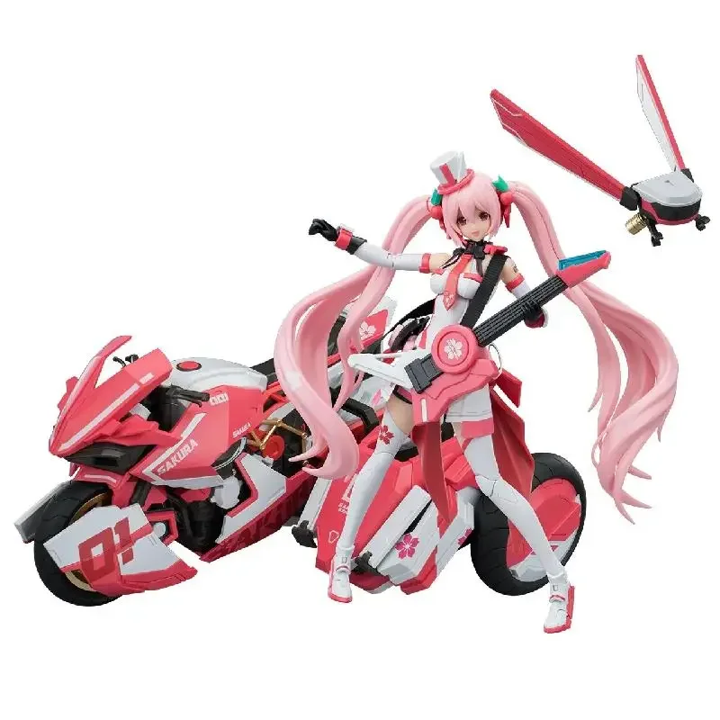

【В наличии】Оригинальная модель Hatsune Miku Cherry Blossom Future Pink Sonic Boom со специальным видением Sansky VOCALOID.