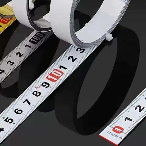 Self-adhesive Tape Measure Steel Tape Ruler Metric Scale 1M/2M Length For T-track Router Table Saw Household Measuring Tools