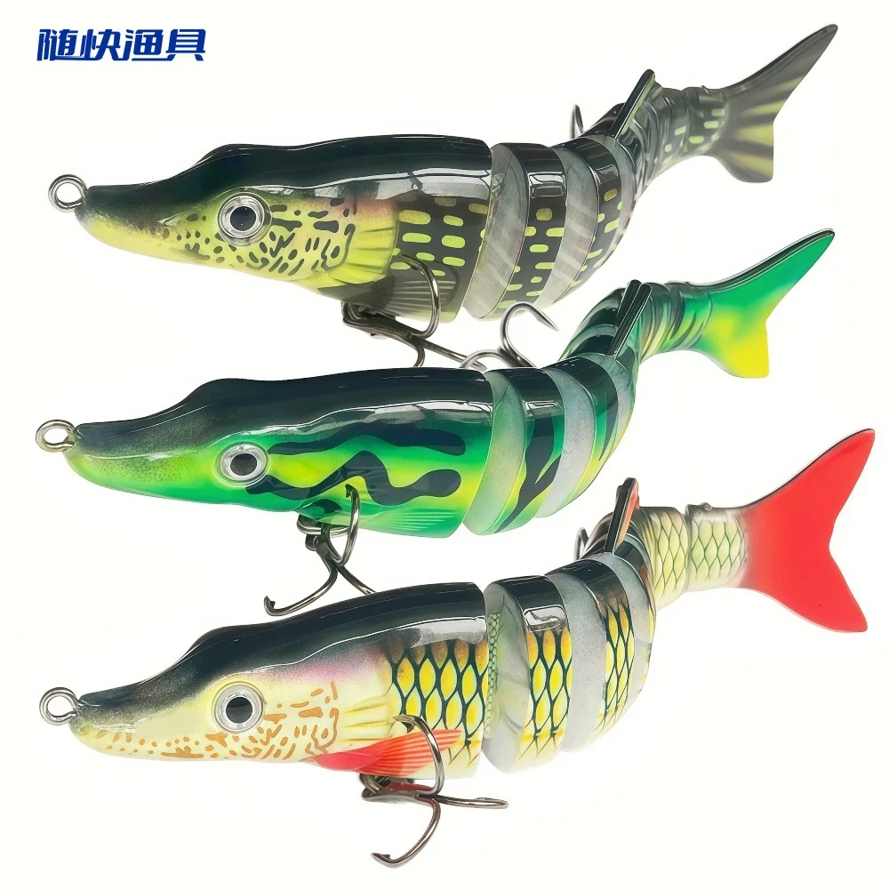 

Compliance spot delivery submerged exquisite swimming style multi-segment pike luya fake bait fishing supplies fishing gear