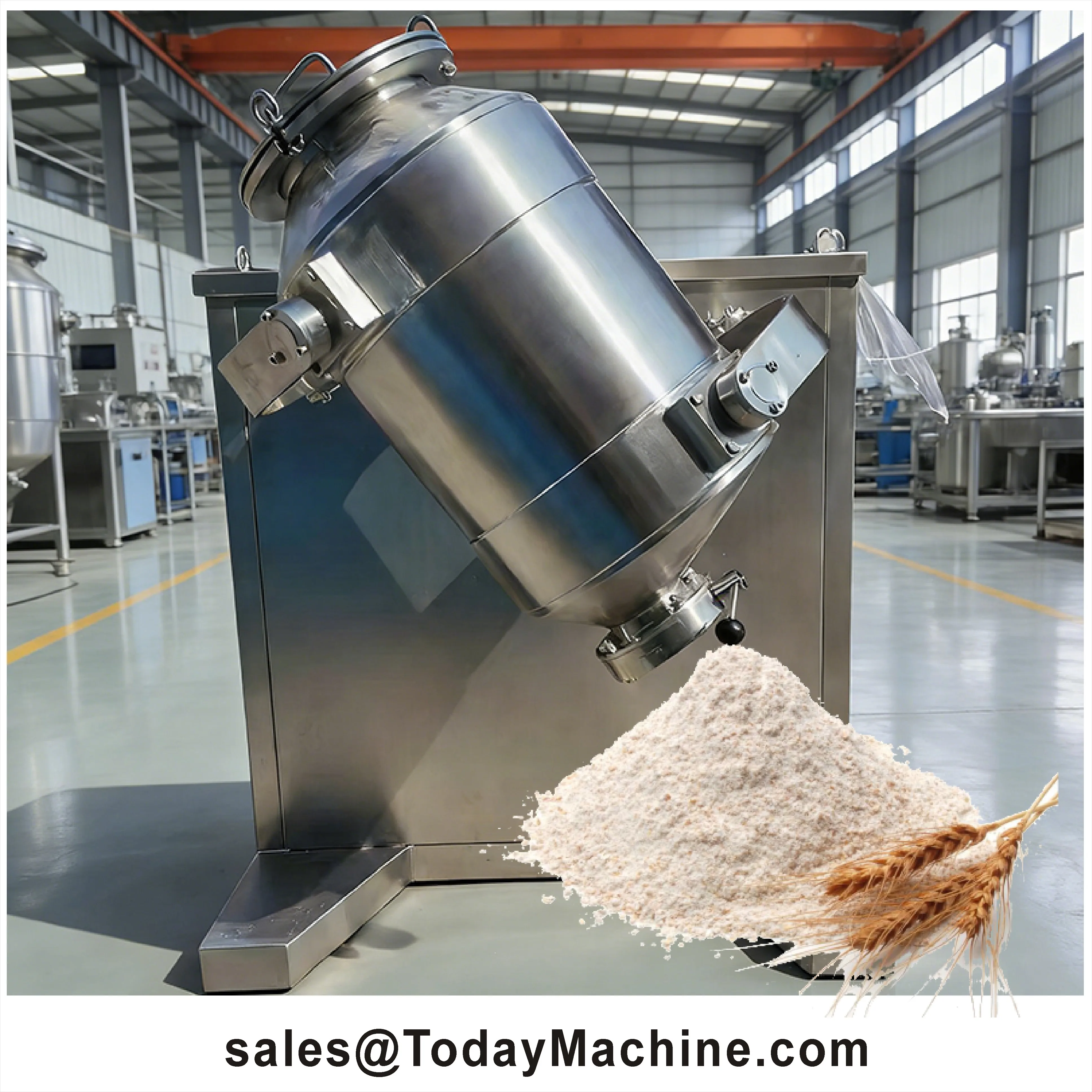 

High Speed Powder Blender Tumbler Machine Swing Cereal Motion Turbula Industrial Small 3d Motion Mixer for Chemical