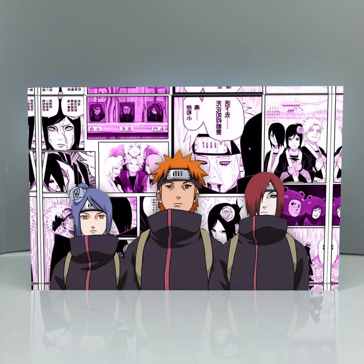

New NARUTO Acrylic Brick Pain Nagato Anime Peripherals Cute Originality Bedroom Office Desktop Ornament Birthday Present