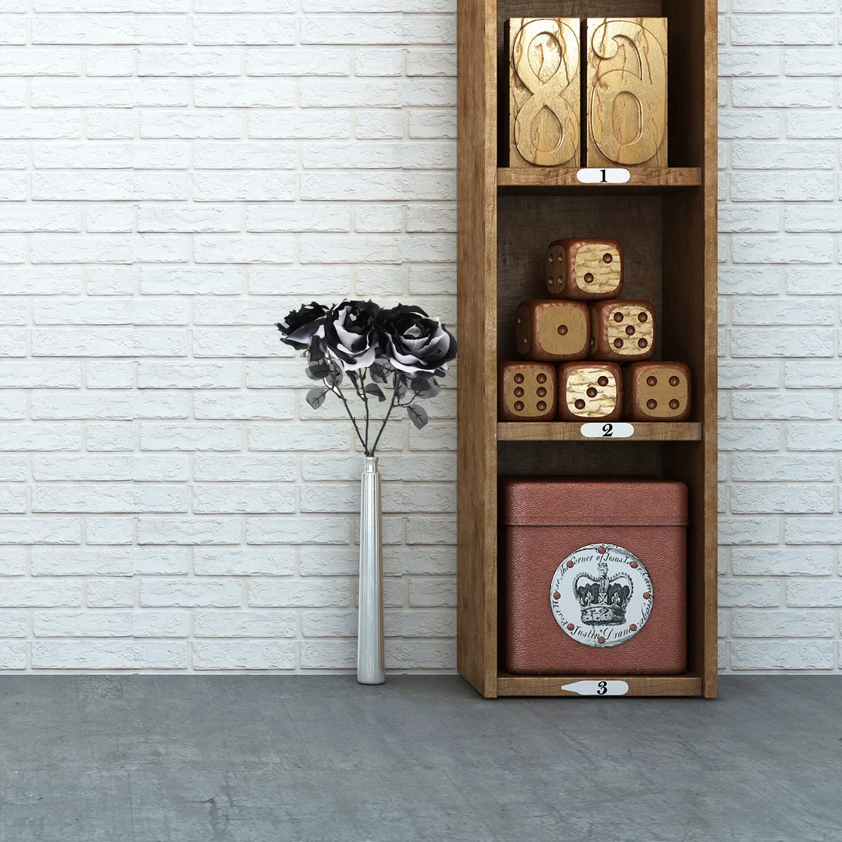 

3pcs Simulation Rose Decorative Prop For Home Wedding Party Halloween Decoration Living Room Ornament Artificial Flower