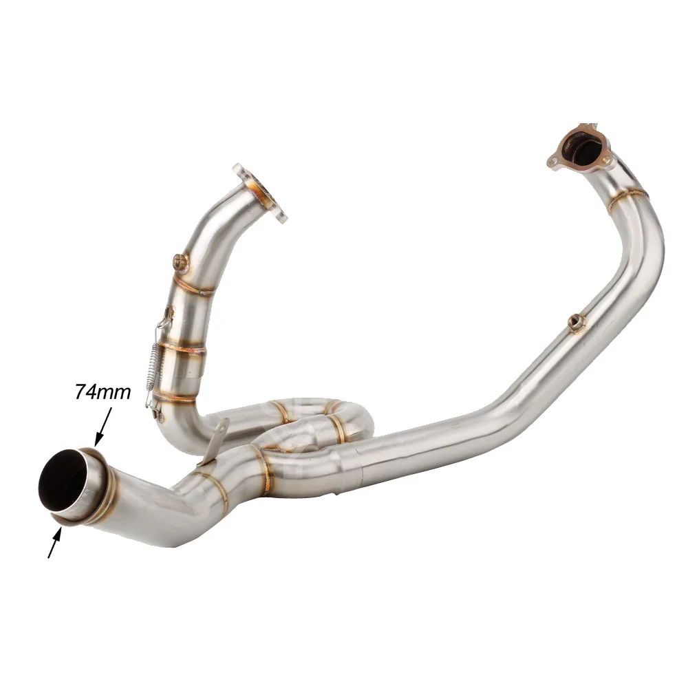 Motocicleta escape cabeçalho Link Pipe, KTM 1050 1090 1190 aventura 1290, R S T Escape, Slip-On