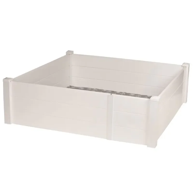 for Solid Pattern 100% Virgin PVC Heavy Duty Square Box Panels Dog Playground Fence with 30-Year Warranty Wholesale