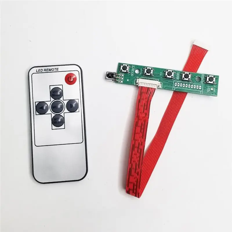 HOT!A72T Universal Drive-Free Driver Board For LCD LVDS Screen Built-In Program -Compatible To LVDS Display Board Monitor