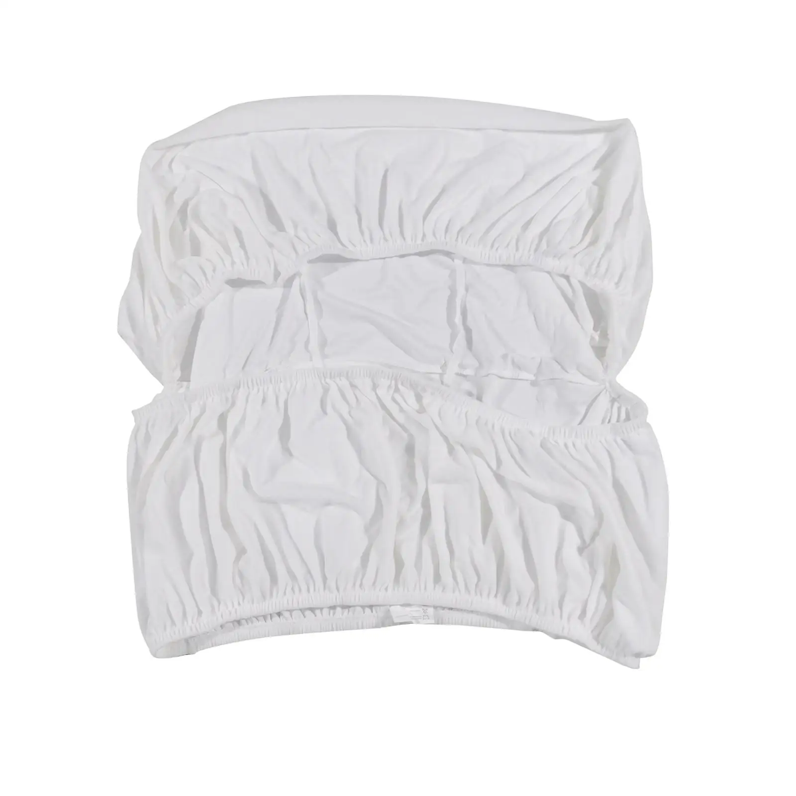 長方形オットマンスリップカバー-ポリエステル繊維収納カバー-洗濯可能-ホテル用-ほとんどのヒンジ付き蓋収納オットマン-寝室-リビングルーム用