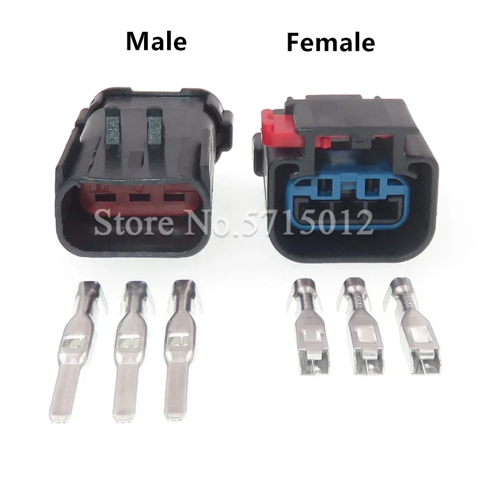 3 Hole 54200308 54200312 Auto Headlight Socket Pigtail FCI Apex 2.8mm Waterproof Crankshaft Camshaft Position Sensor Connector