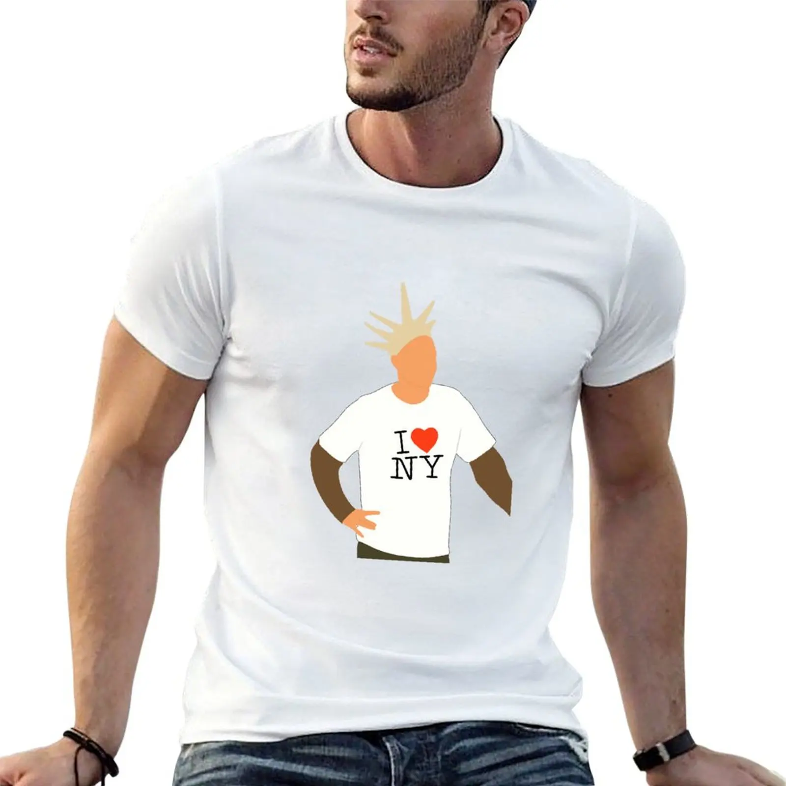 Chandler bing new york T-Shirt Dry Fit Running Short Sleeve Top
