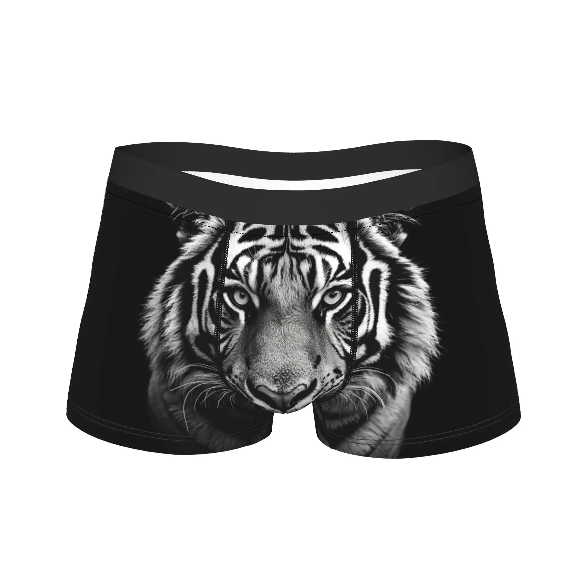 Black Animal Face Boxers Humor Underwear  Boxer Briefs Gag Gift For Man