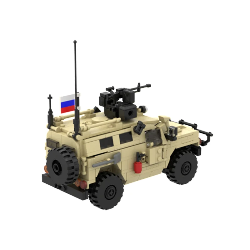 

MOC Design WW2 Military Tiger Armored Assault Vehicle Building Blocks Assembly Model Technology Bricks Toys Xmas Gifts