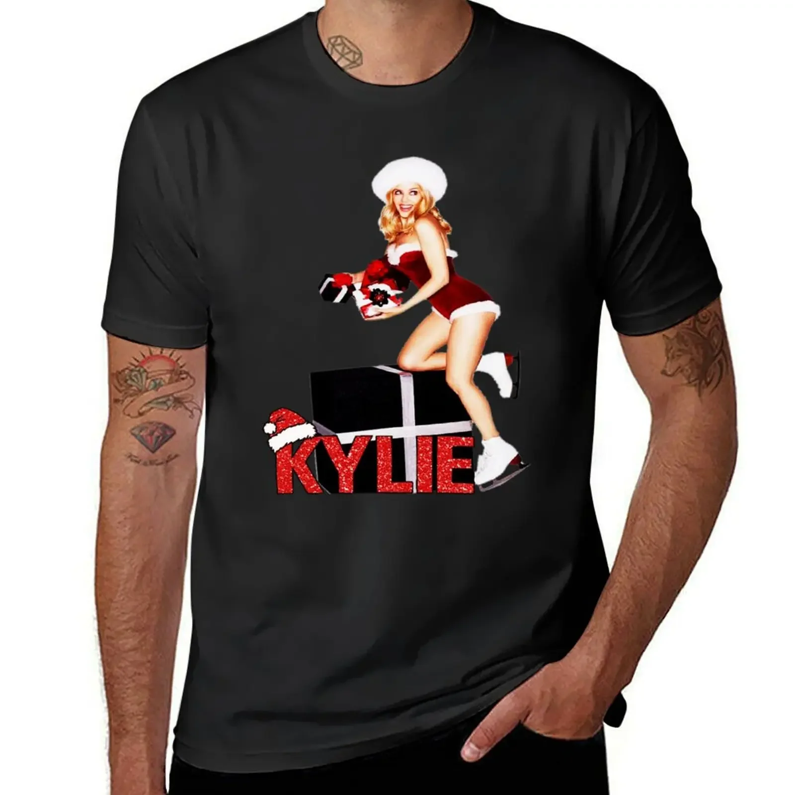 Kylie Minogue Christmas Gift T-Shirt vintage anime korean fashion mens t shirts top quality