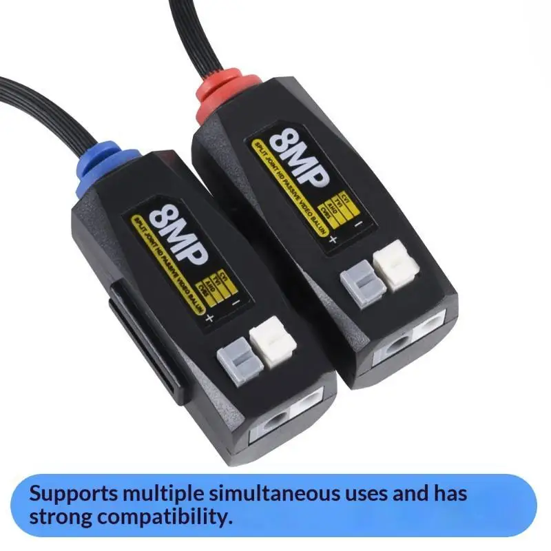 1 Set HD 8MP Single Channel Passive Video For TVI CVI AHD CCTV Camera Twisted Pair Transmitter