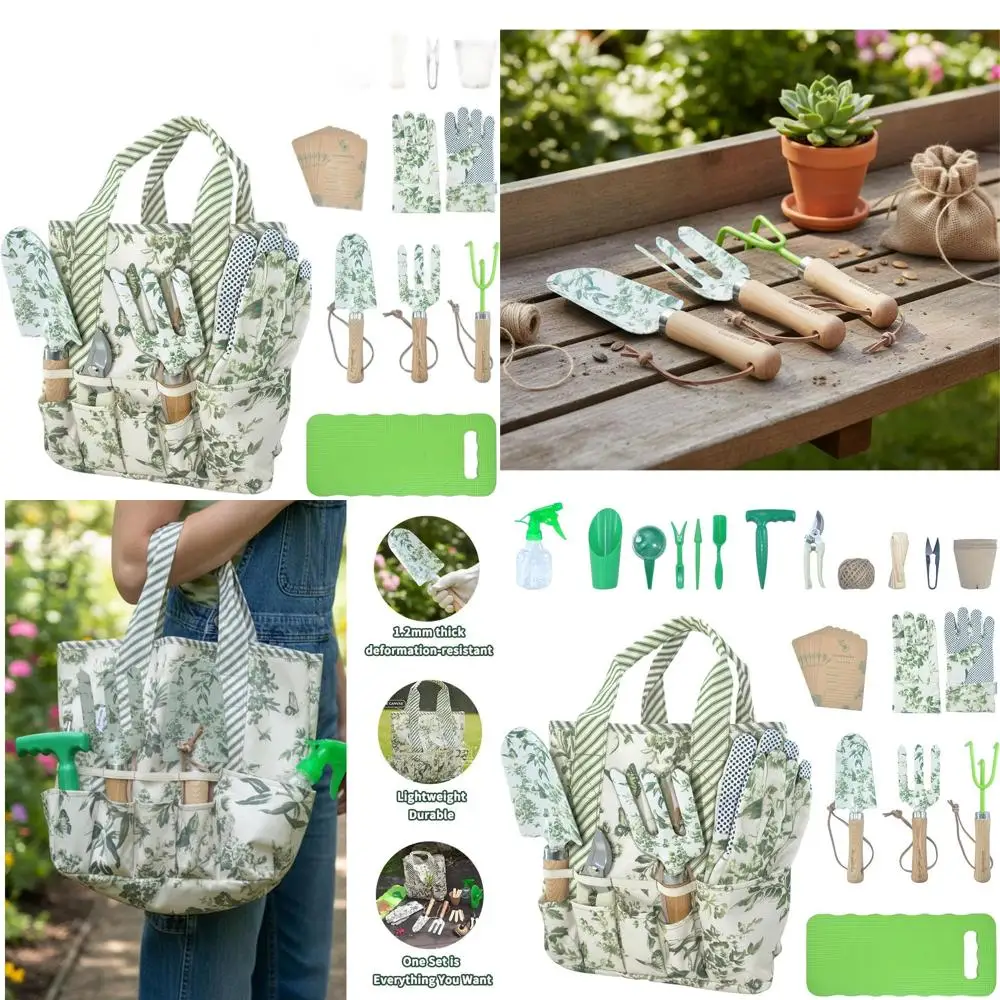

Набор из 32 садовых инструментов повышенной прочности для женщин: модный дизайн и водонепроницаемые характеристики