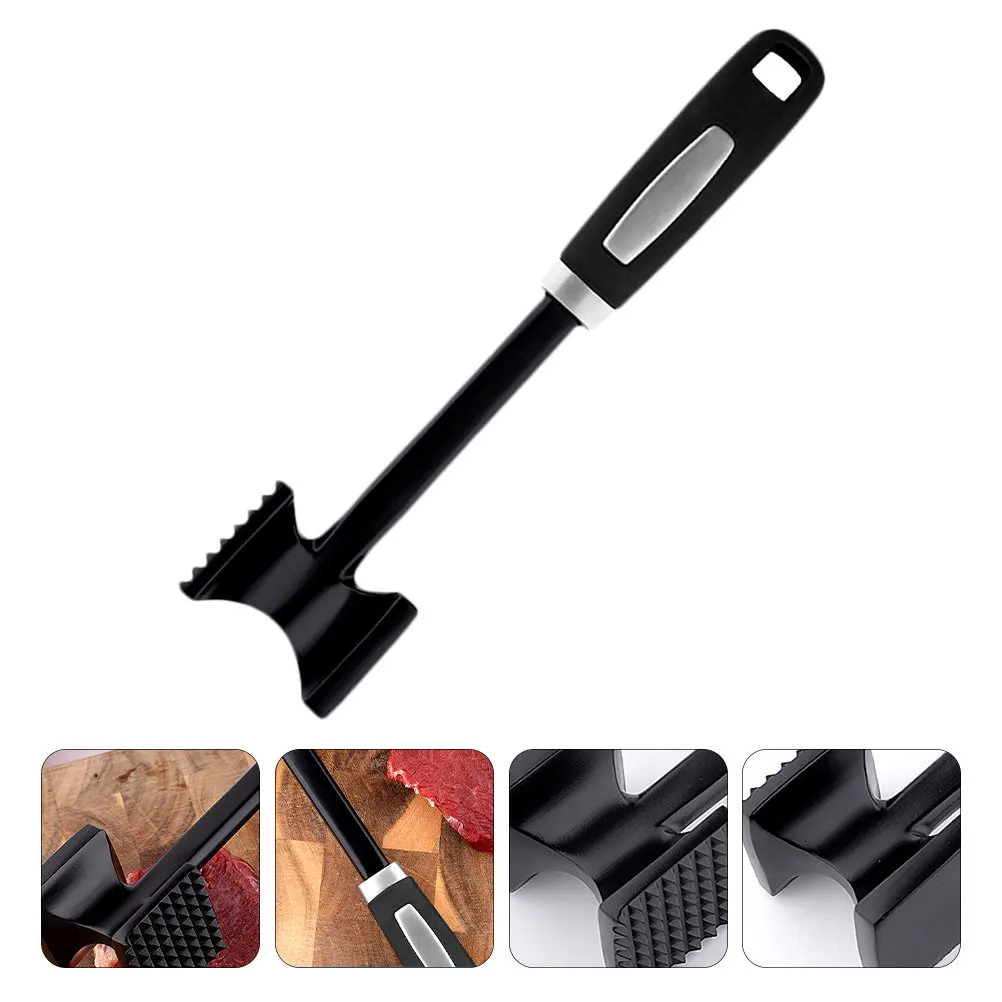 

Dual Sided Meat Tenderizer Build Kitchen Meat Pounder for Steak Bbq Beef Softening Tool with Hanging Hole