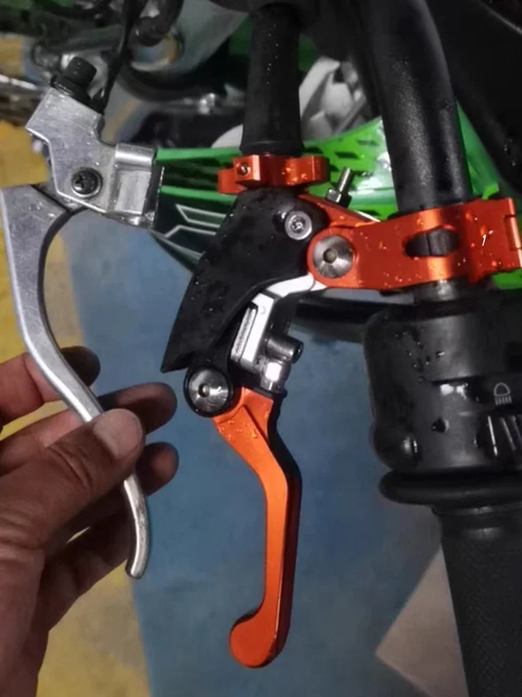 AliExpress NONE 360° CNC Labor-saving Folding Adjustable Clutch Brake Levers For Honda CRF CR CQR Motocross Dirt Pit Bike Motorcycle Accessories