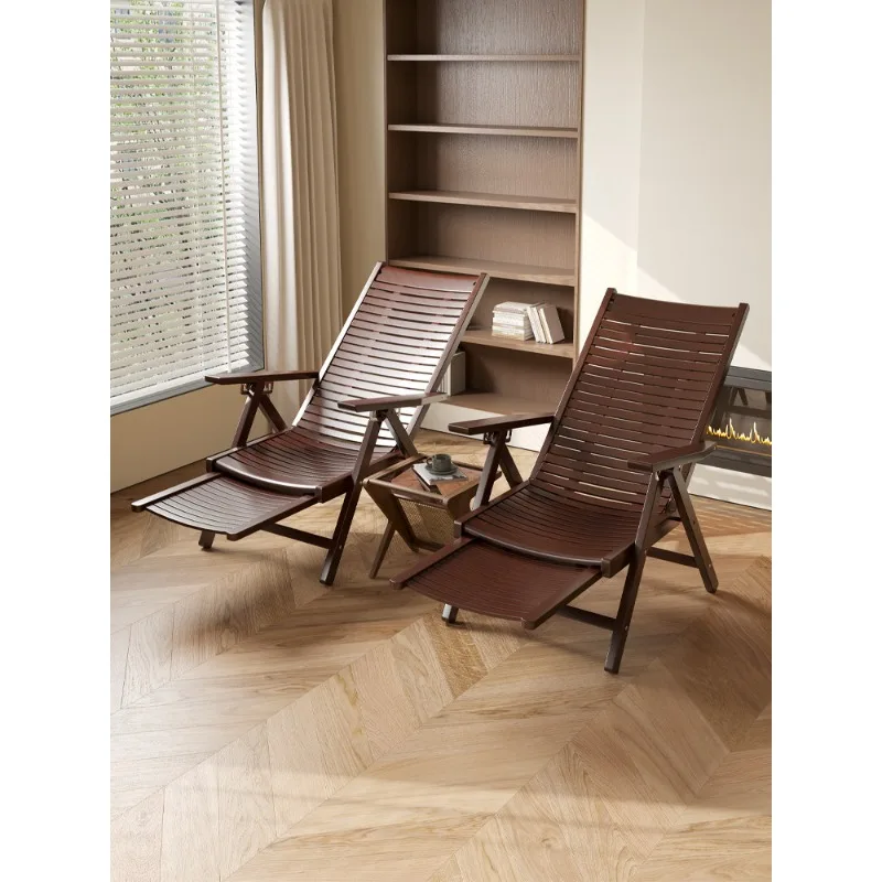 Lunch break folding can sit and lie down home balcony leisure chair strong and durable
