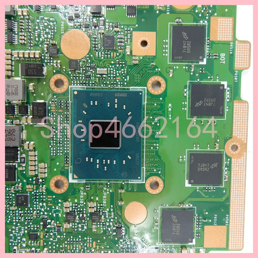 Image 5: E201NA avec processeur N3350U 4GB-RAM 32GB 64GB-SSD carte mère pour ASUS E201NAS E201NA E201N carte mère d'ordinateur portable 100% testé OK