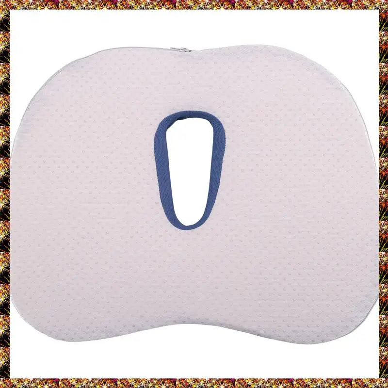 1 Piece Memory Foam Cushion Slow Rebound Office Chair Cushion Support Pillow Sedentary Buttock Pain Relief Massage Cushion B